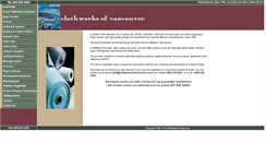 Desktop Screenshot of clothworksofvancouver.com